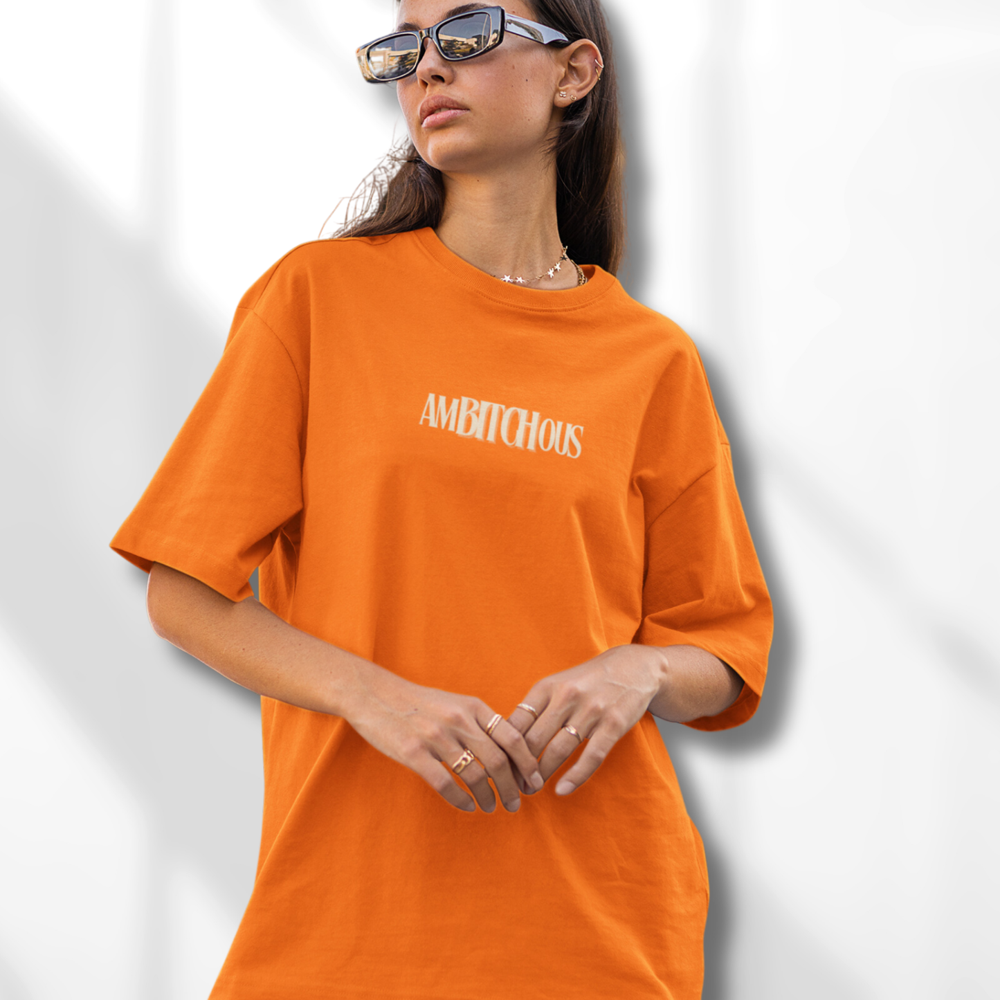 Oversized t-shirt - Ambitchous