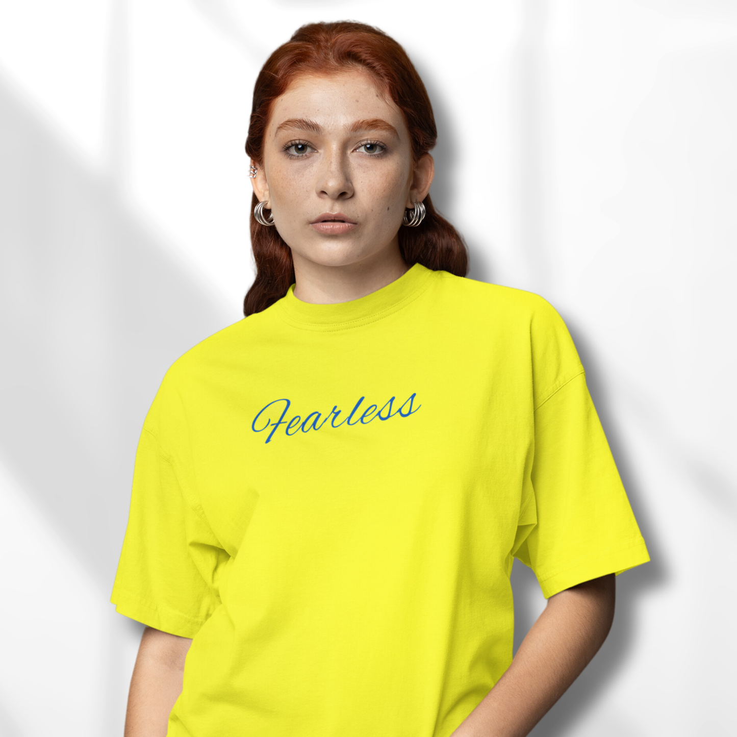 Oversized t-shirt- Fearless