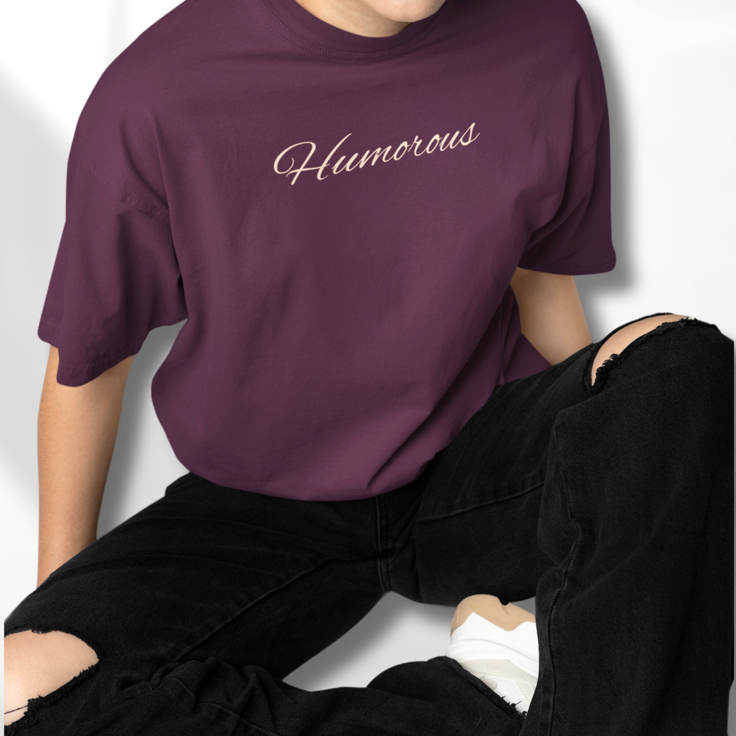 Oversized t-shirt - humorous