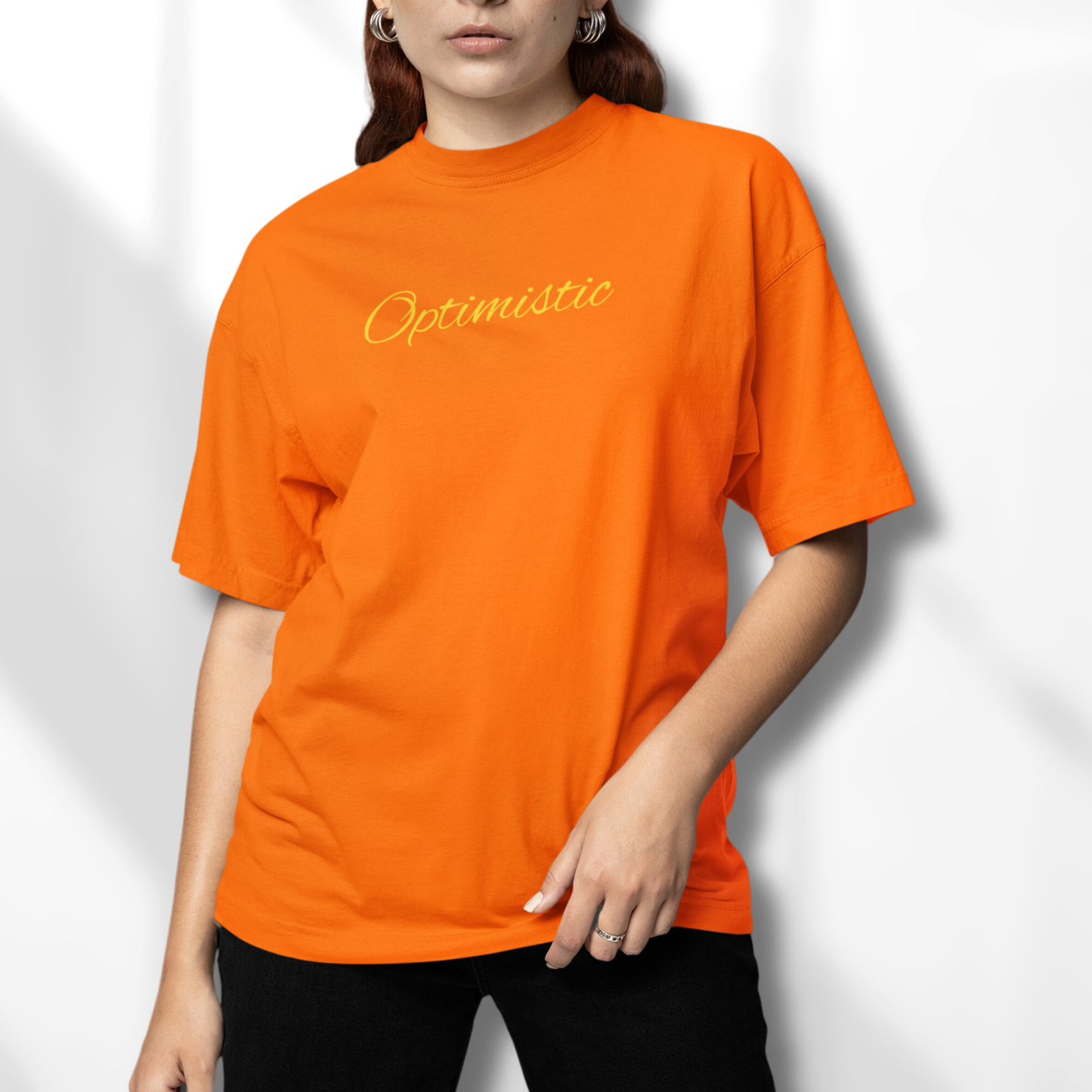 Oversized t-shirt - Optimistic