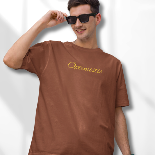 Oversized t-shirt - Optimistic