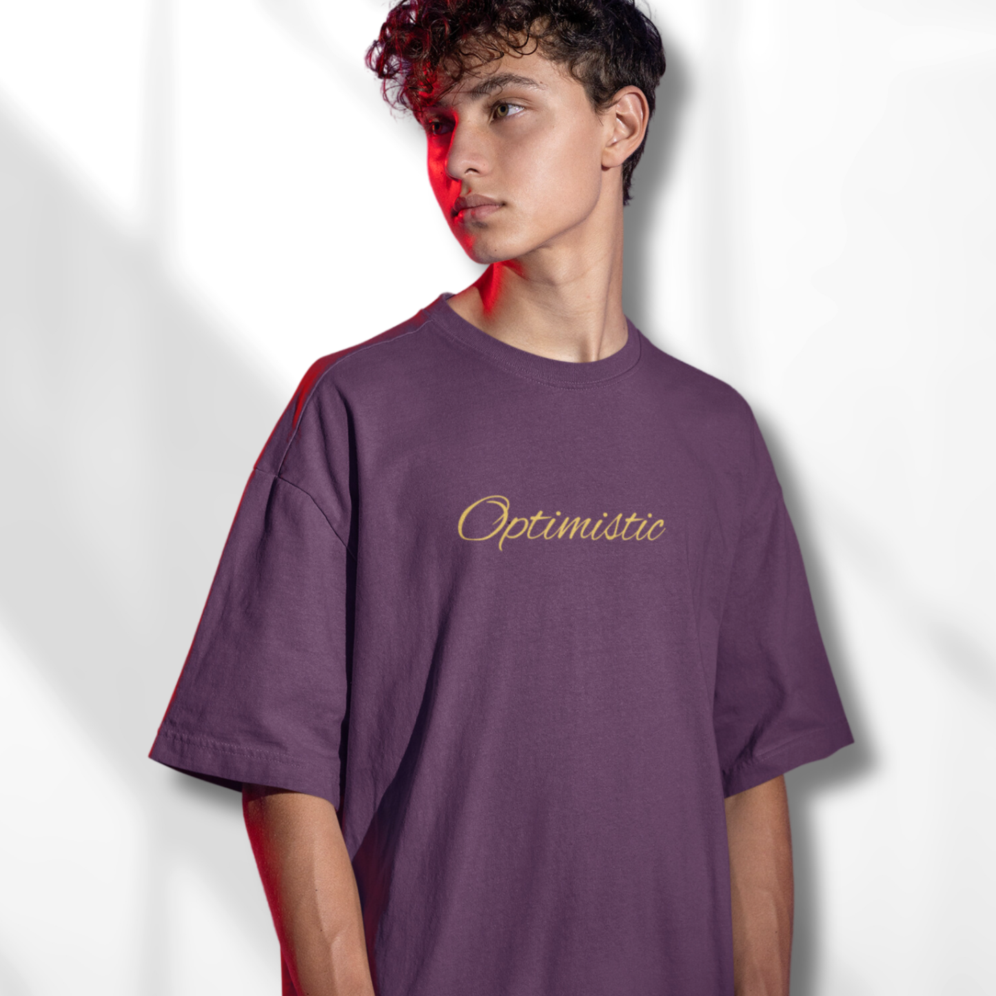 Oversized t-shirt - Optimistic